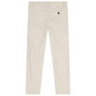 Boys Beige Trousers, 1, hi-res