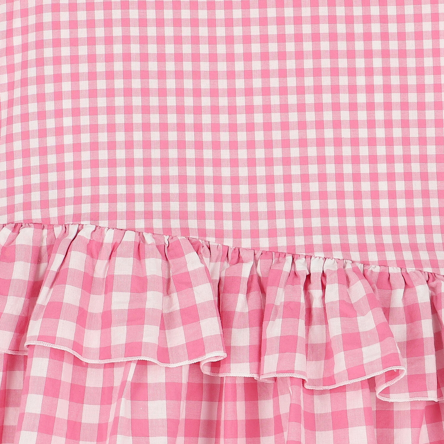 Girls Pink & White Gingham Dress, 1, hi-res image number null