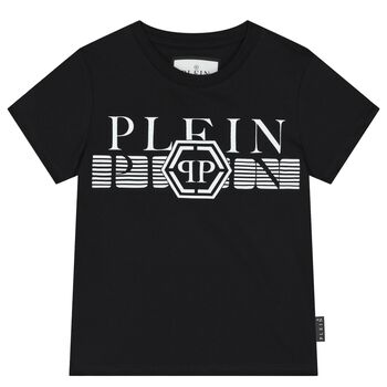 Boys Black Logo T-Shirt