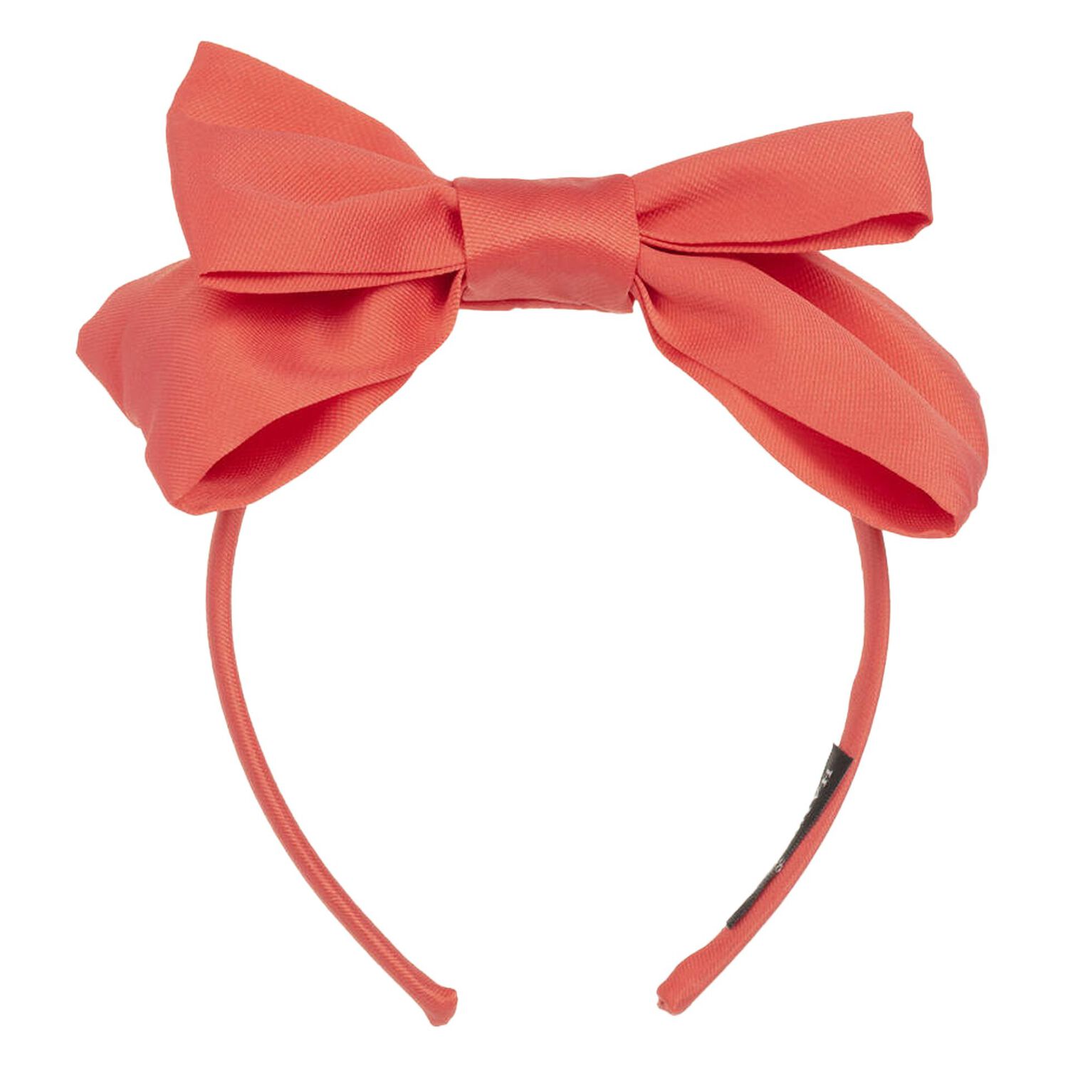Girls Coral Bow Headband, 1, hi-res image number null