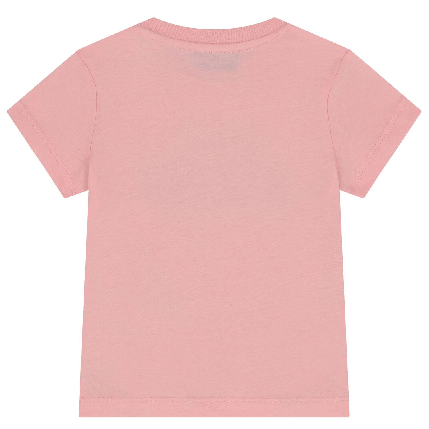 Younger Girls Pink Teddy Bear  Logo T-Shirt, 5, hi-res