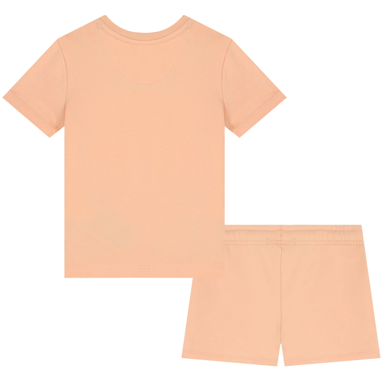Younger Girls Coral Logo Shorts Set, 2, hi-res