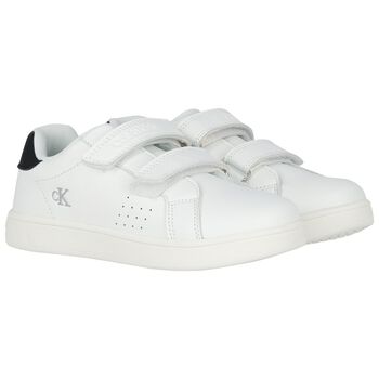 White Logo Trainers