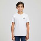 Boys White Logo T-Shirt, 6, hi-res
