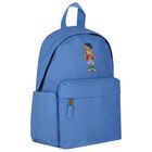 Boys Blue Polo Bear Backpack, 1, hi-res