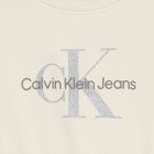 Girls Ivory Logo Dress, 2, hi-res