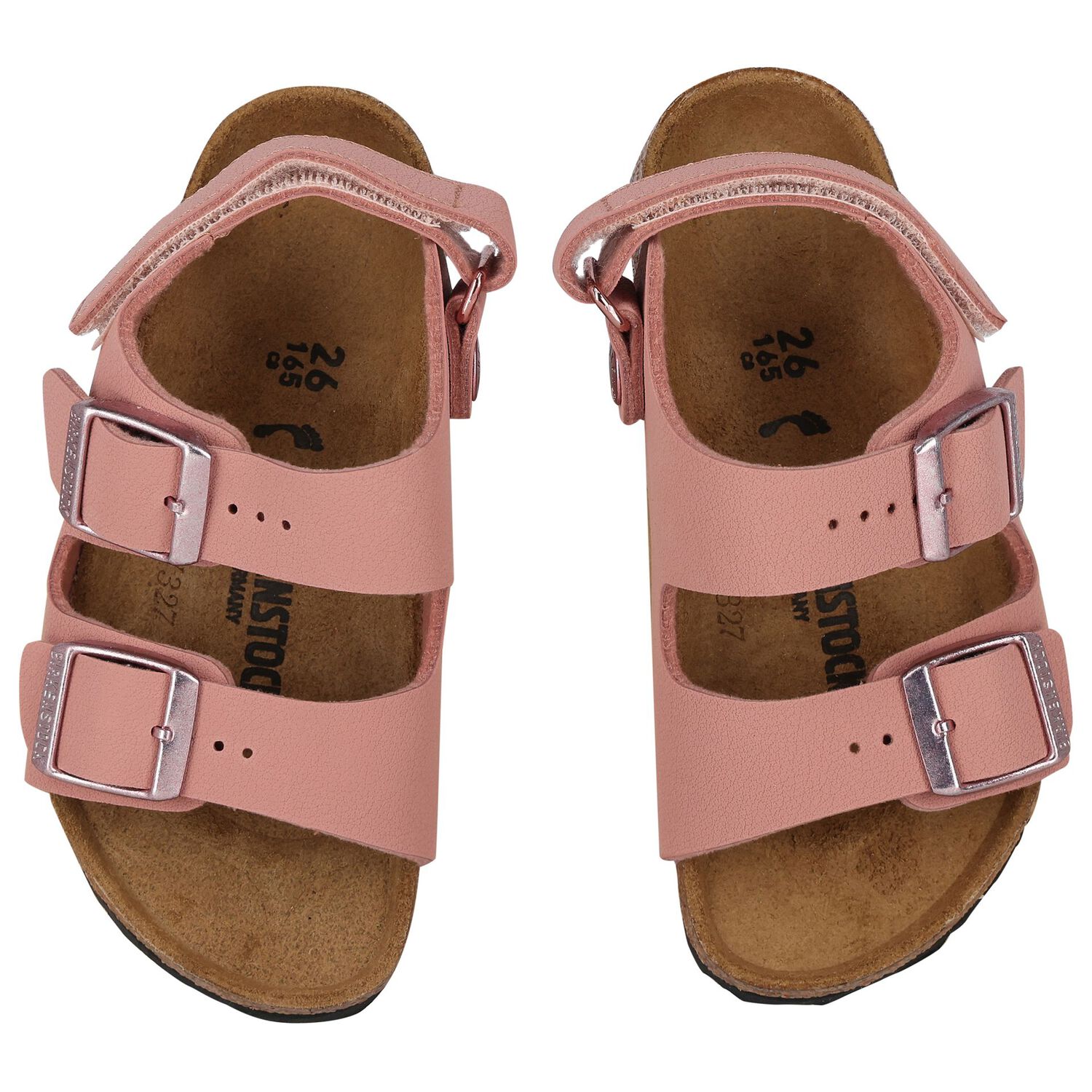 Younger Girls Pink Milano Sandals, 1, hi-res image number null