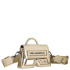 Girls Gold Logo Handbag, 2, hi-res
