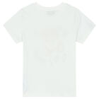 White Teddy Logo T-Shirt, 1, hi-res