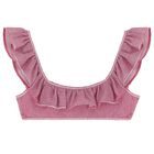 Girls Pink Lumiere Ruffle Bikini, 1, hi-res