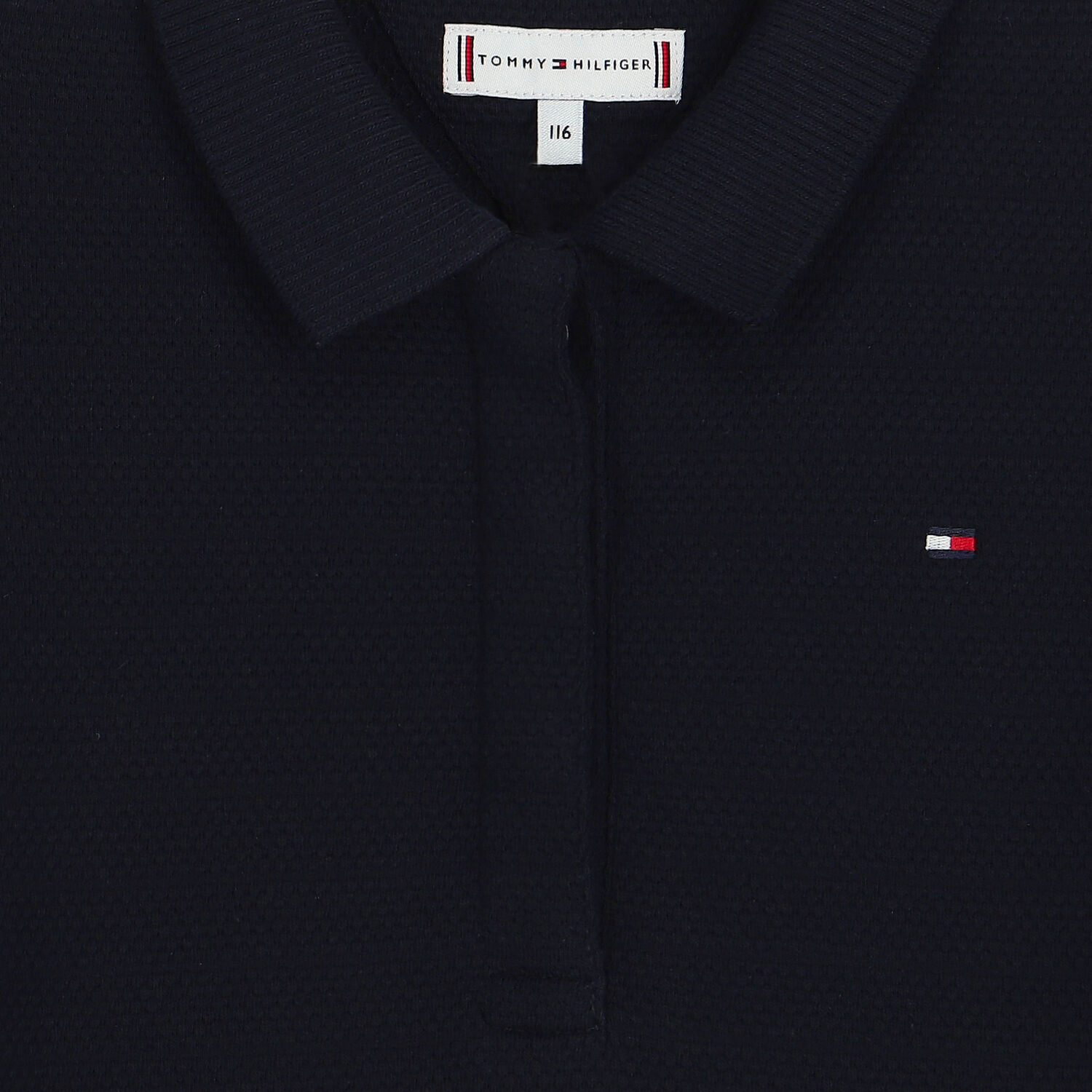 Girls Navy Blue Logo Polo Dress, 1, hi-res image number null
