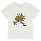 Boys Ivory LogoT-Shirt, 1, hi-res