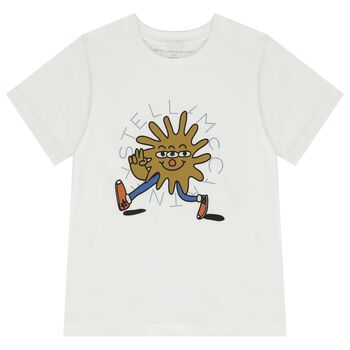 Boys Ivory LogoT-Shirt
