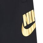Boys Black & Gold Logo Joggers, 1, hi-res
