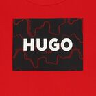 Boys Red Logo Long Sleeve Top, 1, hi-res