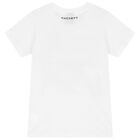 Boys White Logo T-Shirt, 1, hi-res