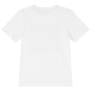 Boys White Logo T-Shirt