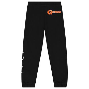 Boys Black Logo Joggers