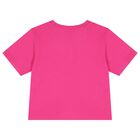 Girls Pink Logo T-Shirt, 1, hi-res
