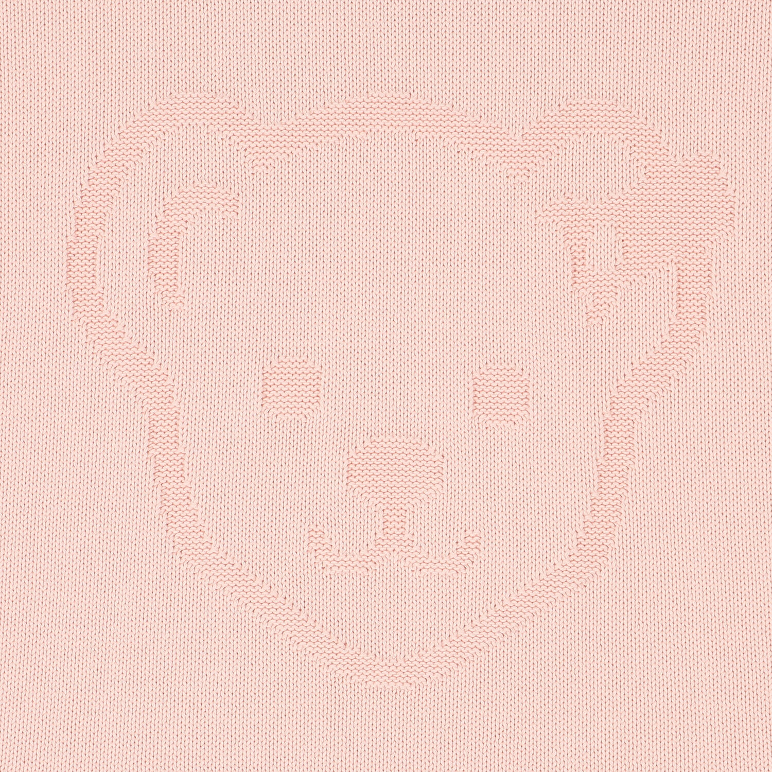 Baby Girls Pink Teddy Knitted Blanket, 1, hi-res
