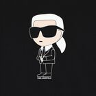 Boys Black Ikonik Logo T-Shirt, 1, hi-res