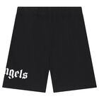 Black Logo Shorts, 1, hi-res