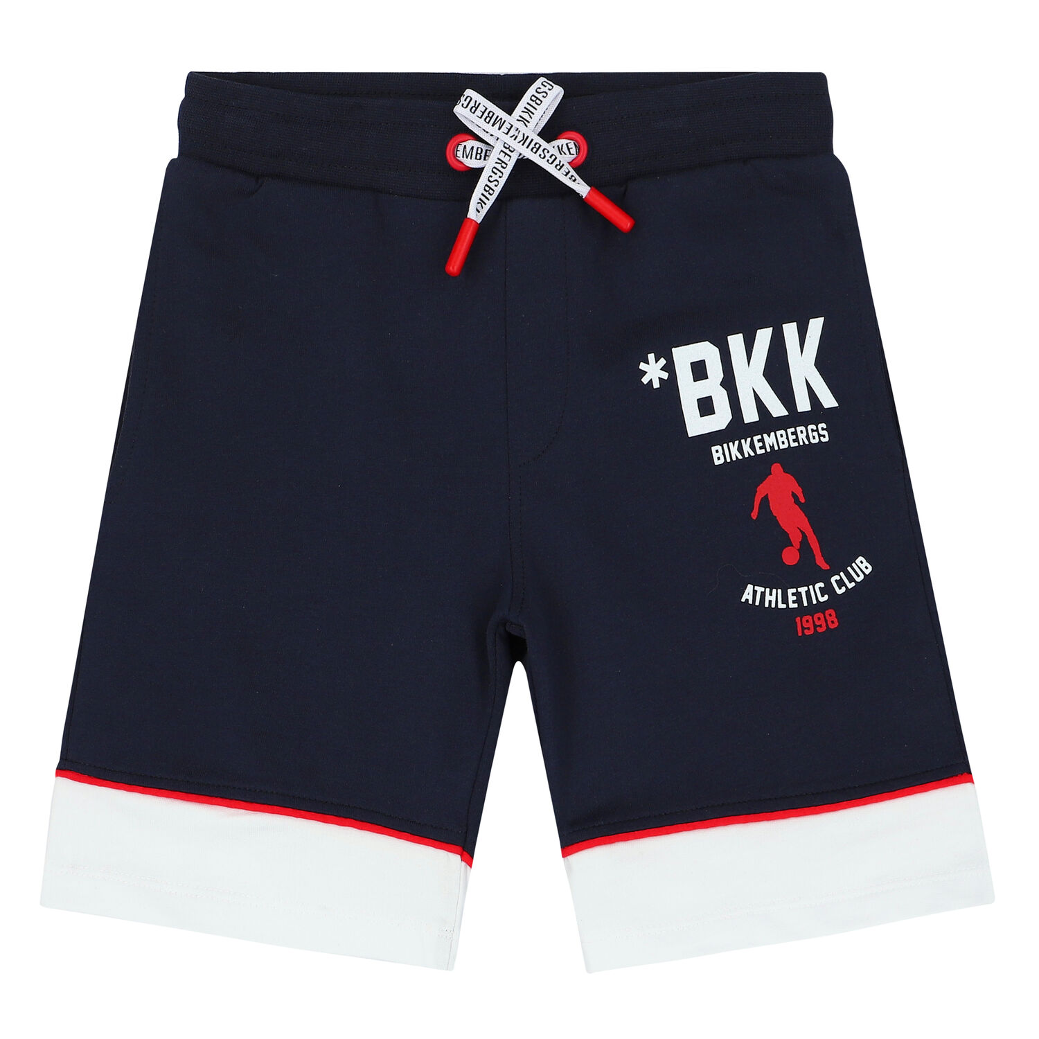 Boys Navy & White Logo Short, 1, hi-res image number null
