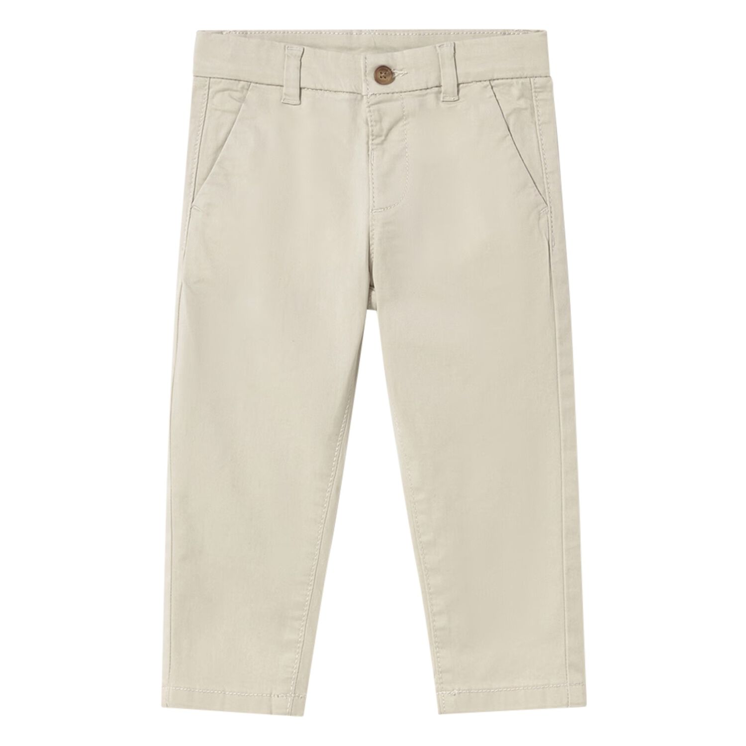 Younger Boys Beige Chino Trousers, 1, hi-res image number null