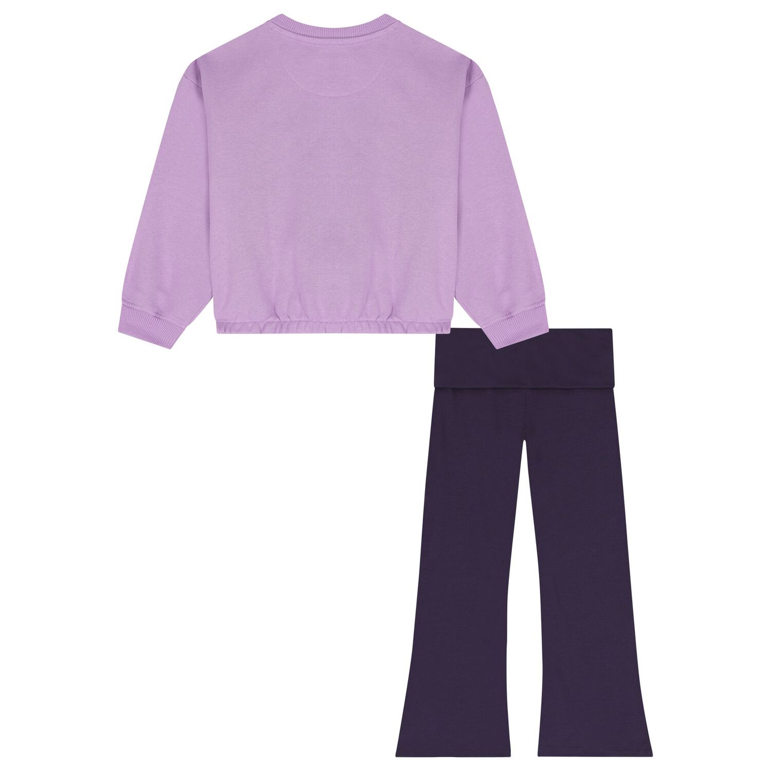 Girls Purple Logo Leggings Set, 2, hi-res