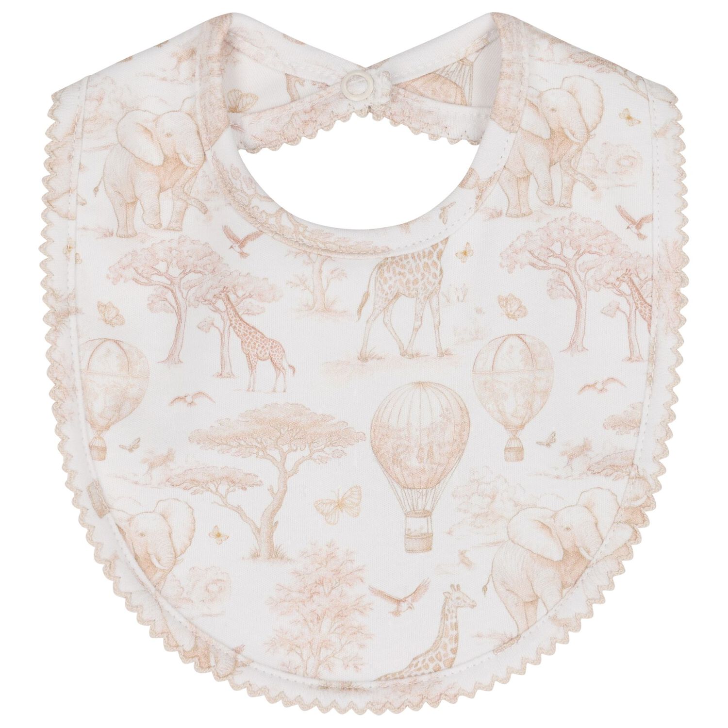 White & Beige Africa Babygrow Gift Set, 3, hi-res