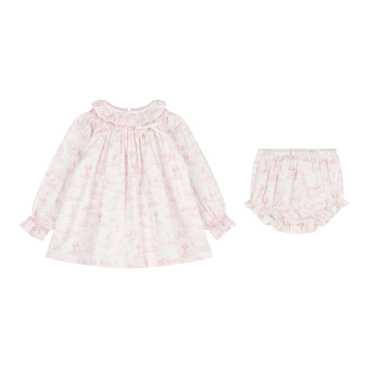 Baby Girls Ivory Dress Set, 1, hi-res