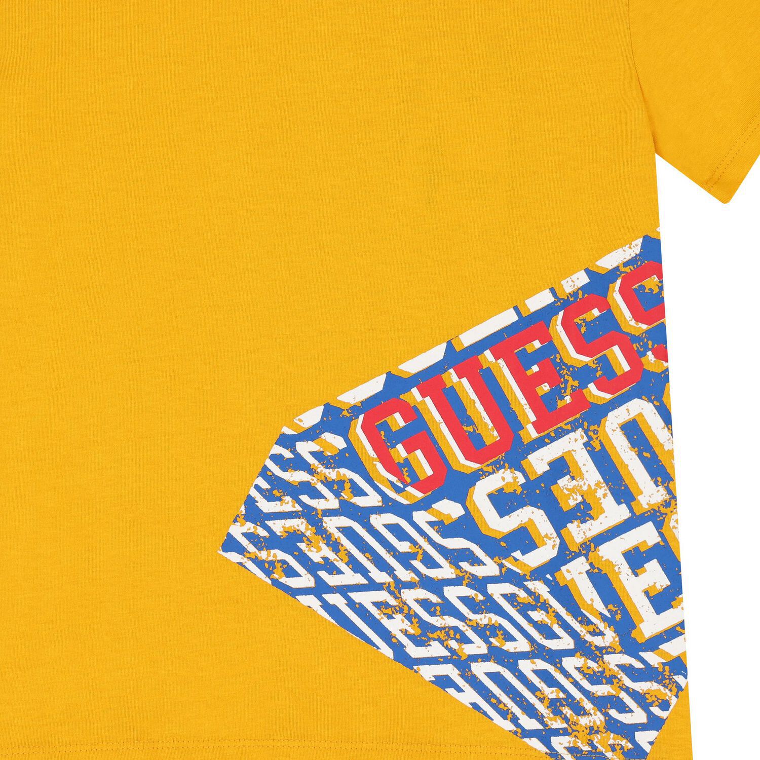 Boys Yellow Logo T-Shirt, 1, hi-res