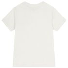Boys White Logo T-Shirt, 1, hi-res