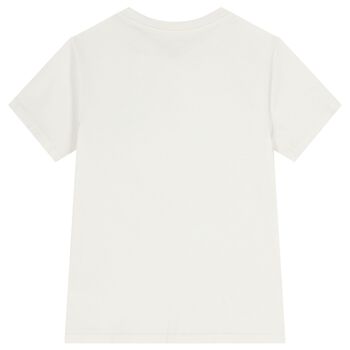 Boys White Logo T-Shirt