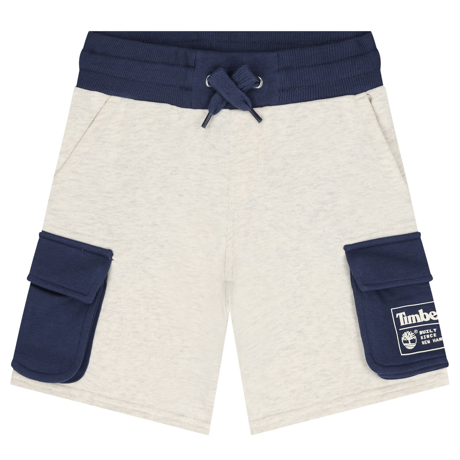 Boys Grey Logo Shorts, 1, hi-res