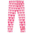 Younger Girls Pink Logo Leggings Set, 1, hi-res