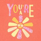 Girls Orange Embellished Dress, 1, hi-res