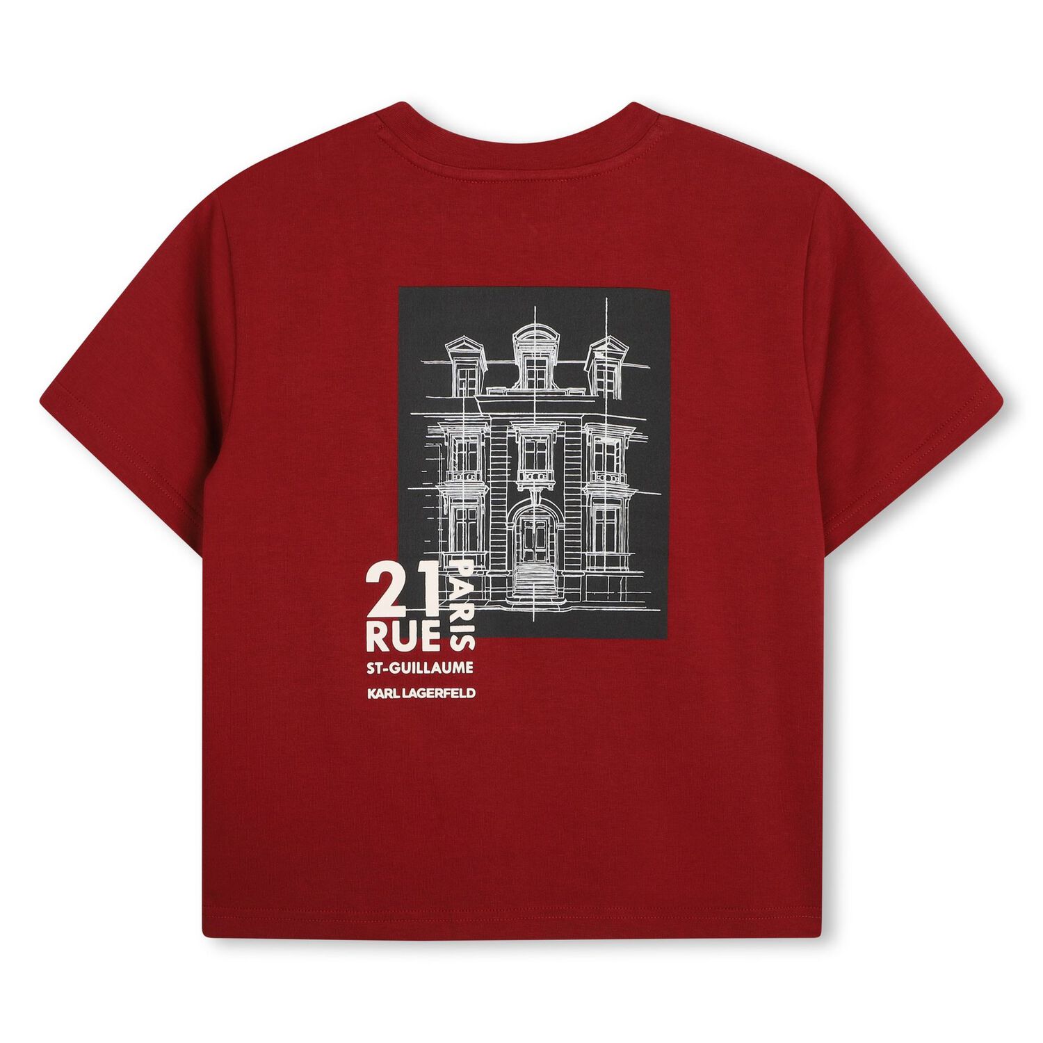 Boys Red Logo T-Shirt, 1, hi-res