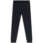 Boys Navy Blue Logo Tracksuit, 1, hi-res