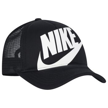 Nike Kids Boys Grey & White Logo Cap, 1 Boys Grey & White Logo Cap