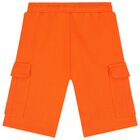 Bright Orange Pocket Shorts, 1, hi-res