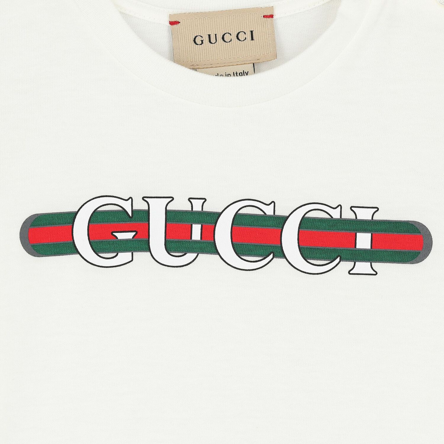 Younger White Logo T-Shirt, 2, hi-res