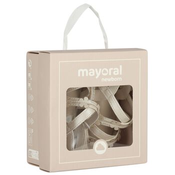 Baby Girls Ivory Flower Sandals