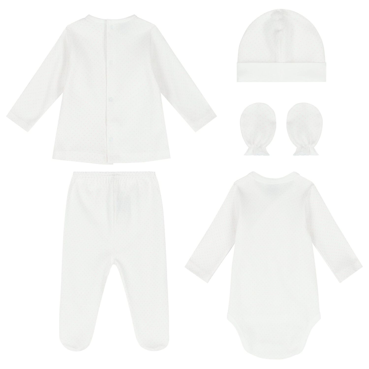 White & Pink Dots Baby Gift Set, 2, hi-res image number null