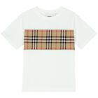 White Checkered T-Shirt, 1, hi-res
