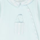 Baby Boys Blue Babygrow, 4, hi-res