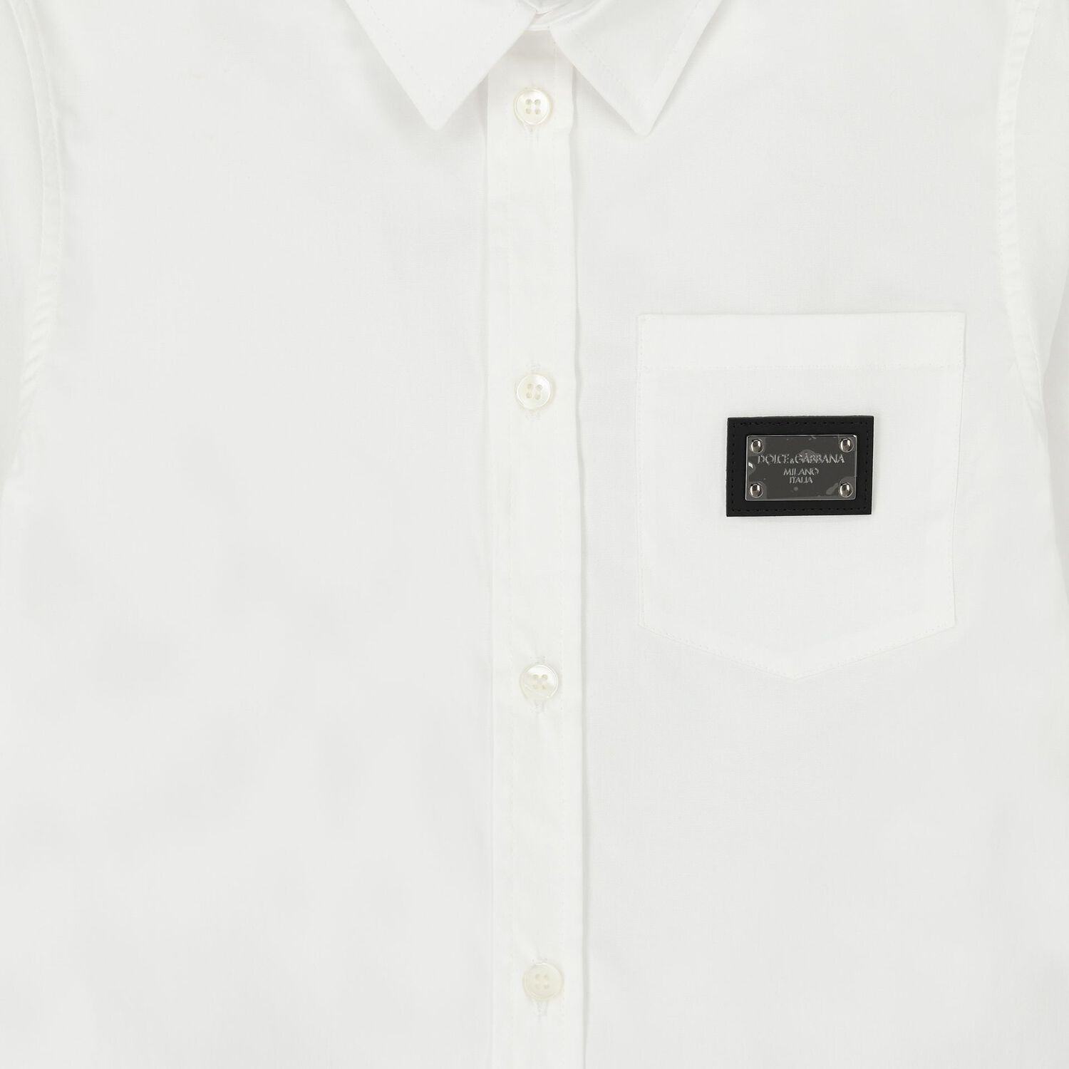 Boys White Logo Shirt, 1, hi-res image number null