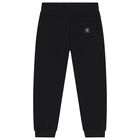 Boys Black Joggers, 2, hi-res