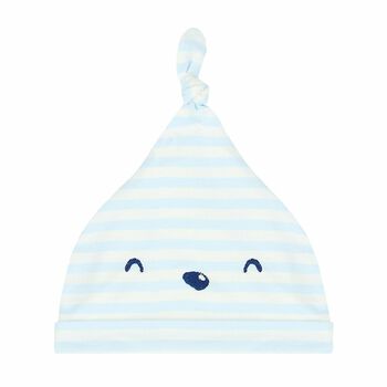 Baby Boys Blue & White Hat