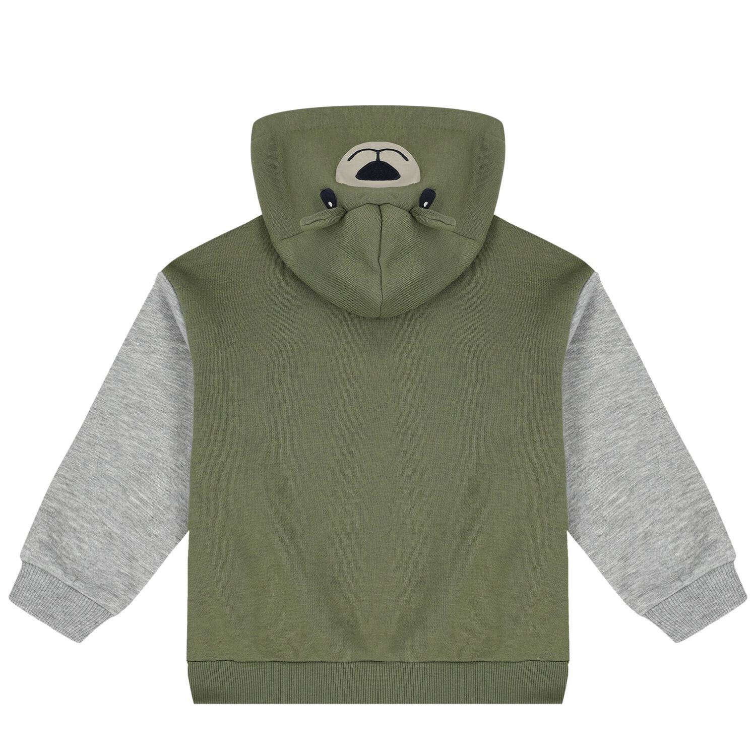 Younger Boys Green & White 3 Piece Tracksuit, 1, hi-res